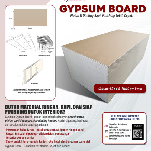 Gypsum Board / Papan Gypsum