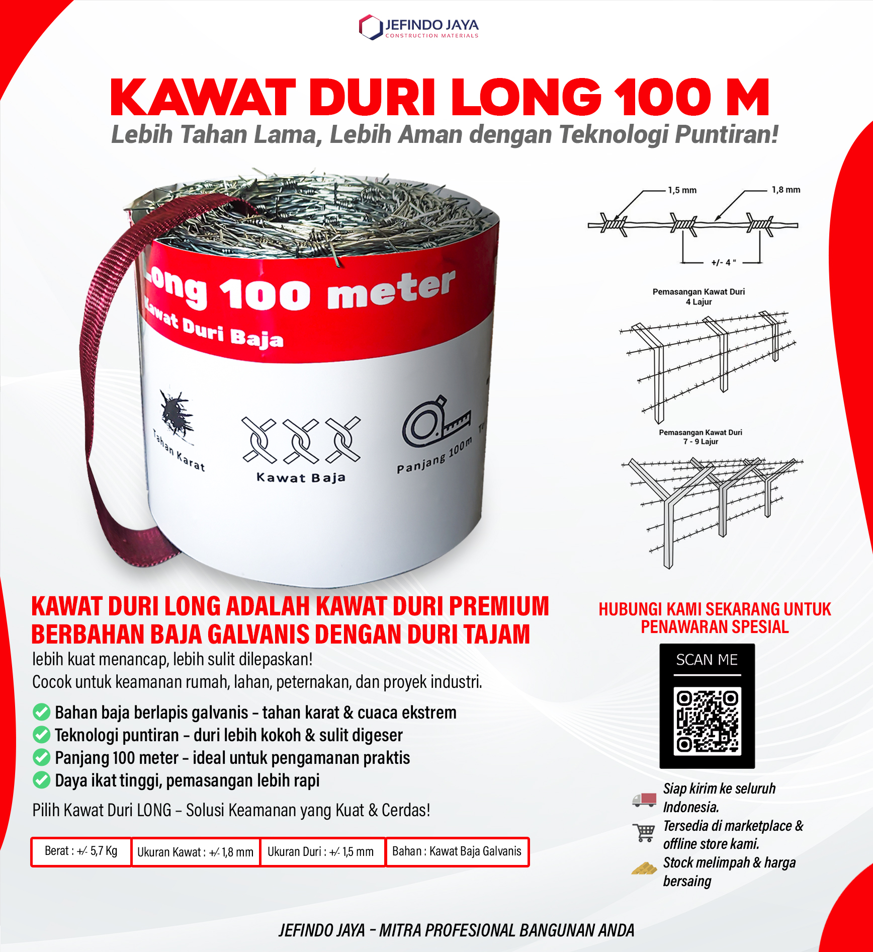 Kawat Duri Long