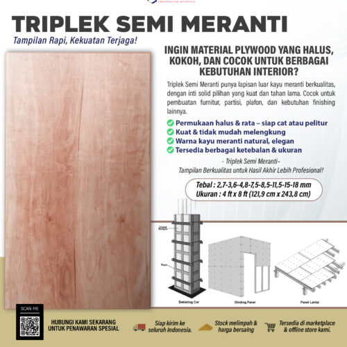 Triplek Semi Meranti