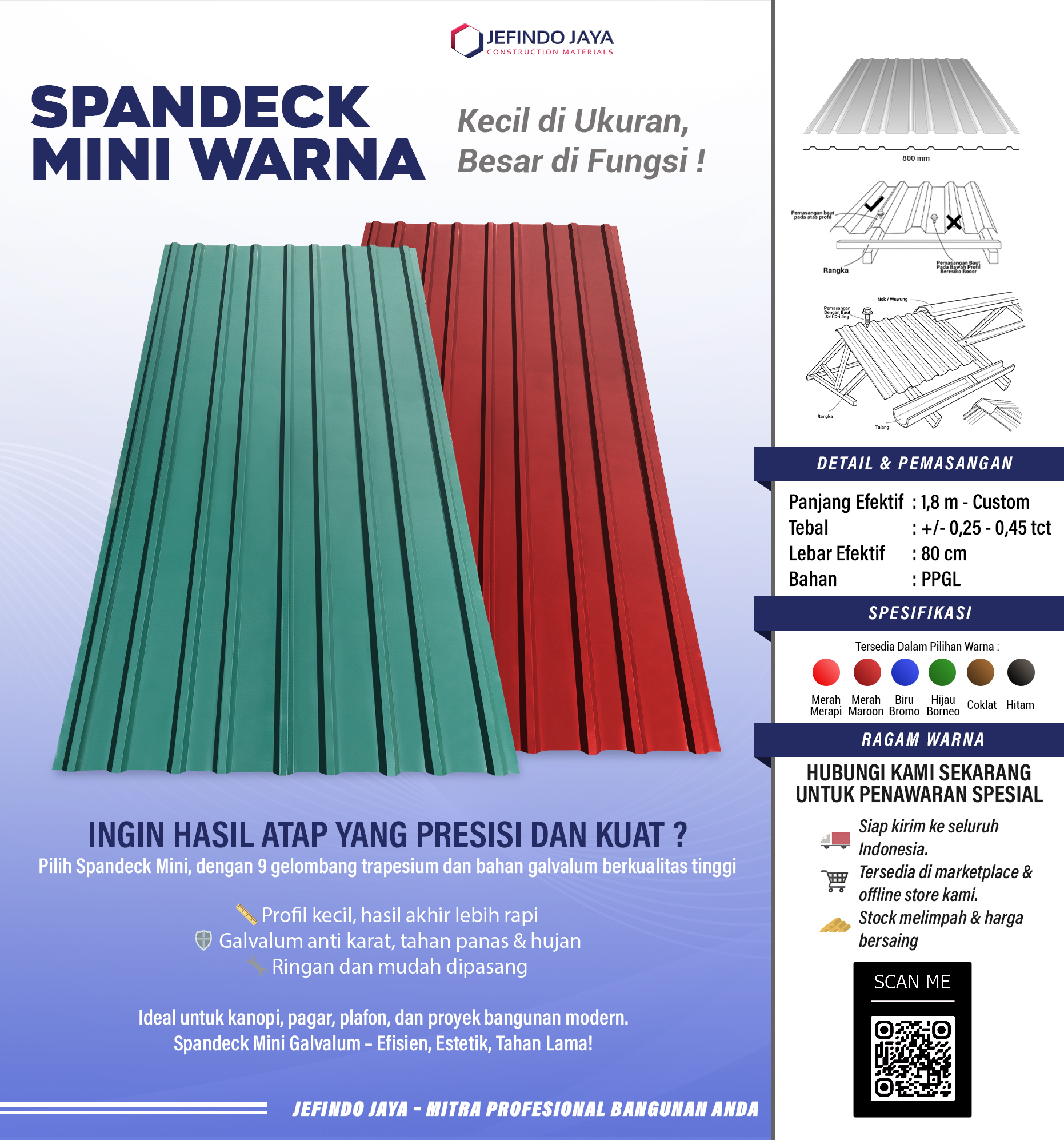 Spandek J2 - 9 SK