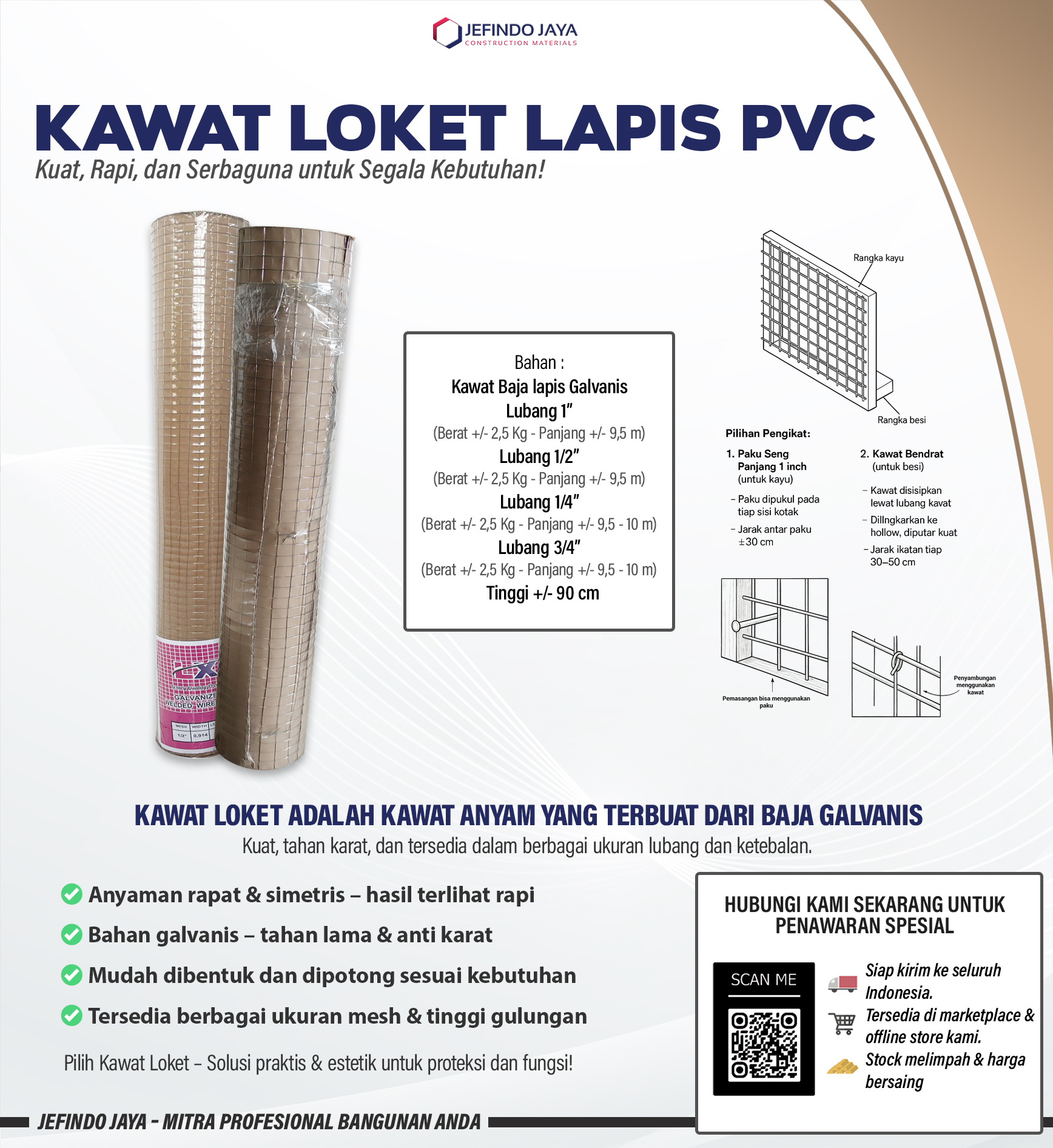 Kawat Loket Galvanis