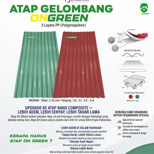 Atap Gelombang ON GREEN