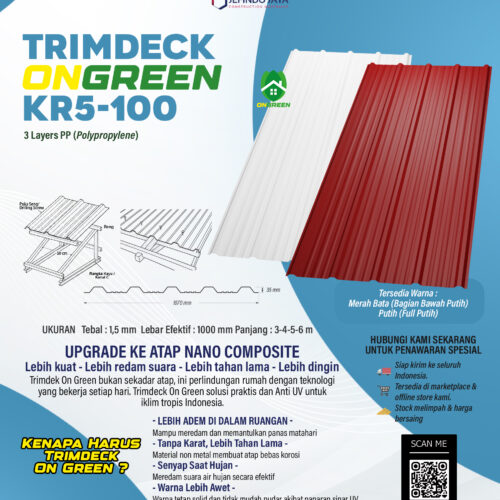 Trimdeck PP KR5-100 ONGREEN