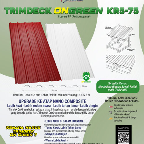 Trimdeck PP KR5-75 ONGREEN